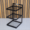 3 layer iron rack