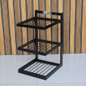 3 layer iron rack