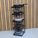 5 layer iron rack 
