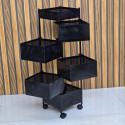 5 layer square shape  kitchen rack 