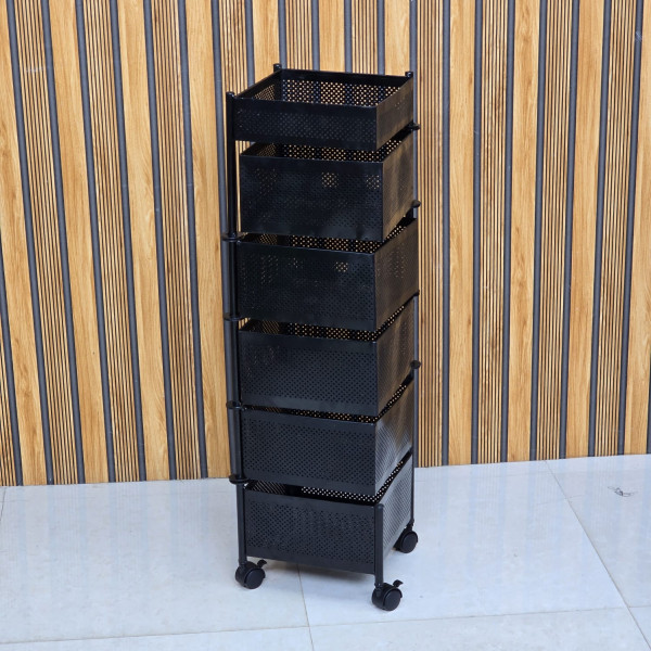 5 layer square shape  kitchen rack 