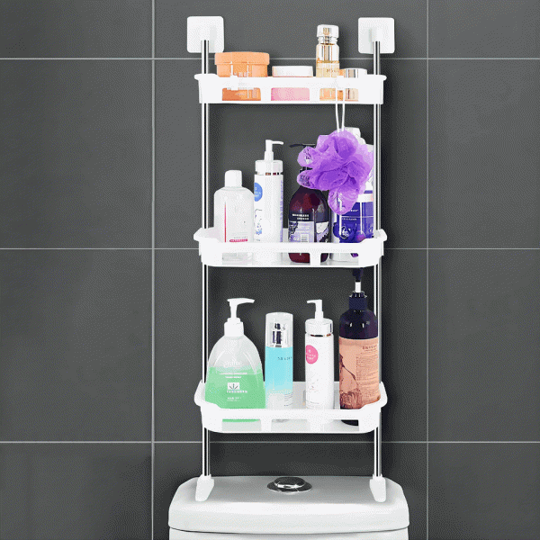 3 Tier Multi Functional Toilet Storage Rack