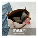 Letter printed Tote bag