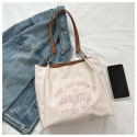 Letter printed Tote bag