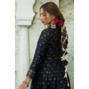 Afsan Print With Lase Work 