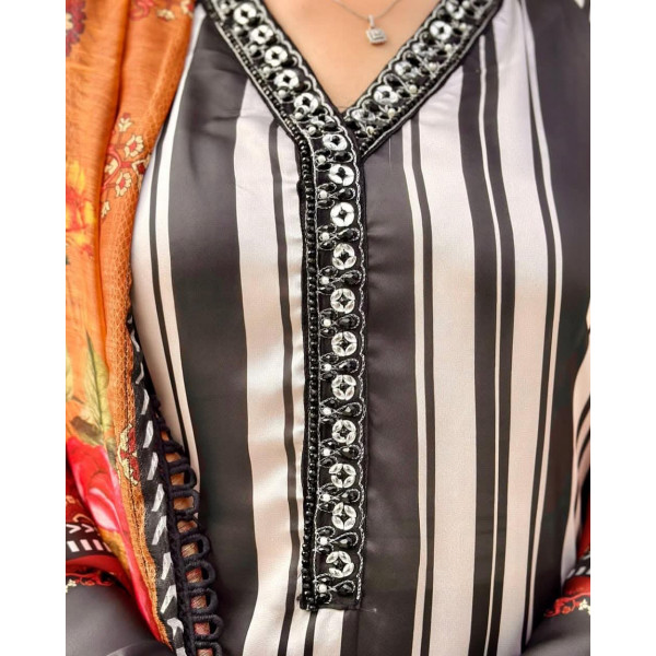 Digital Print Cotton Silk 