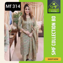 স্কিন প্রিন্টেড থ্রি-পিস   MF 314