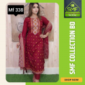 স্কিন প্রিন্টেড থ্রি-পিস   MF 338