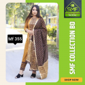  স্কিন প্রিন্টেড থ্রি-পিস     MF 355