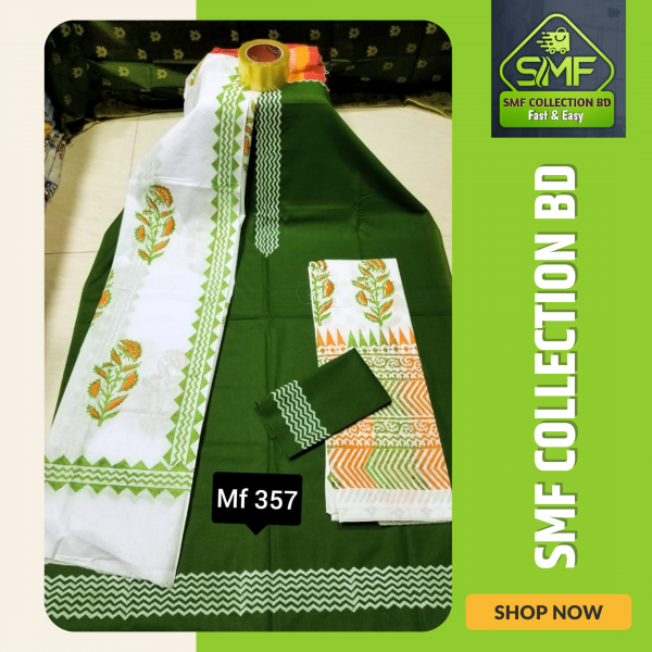  স্কিন প্রিন্টেড থ্রি-পিস    MF 357