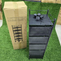 4 layer square shape kitchen rack 