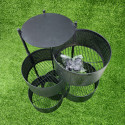 5 layer Round shape kitchen rack