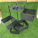 5 layer square shape  kitchen rack 