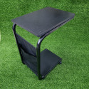 Movable side table  Black colour 