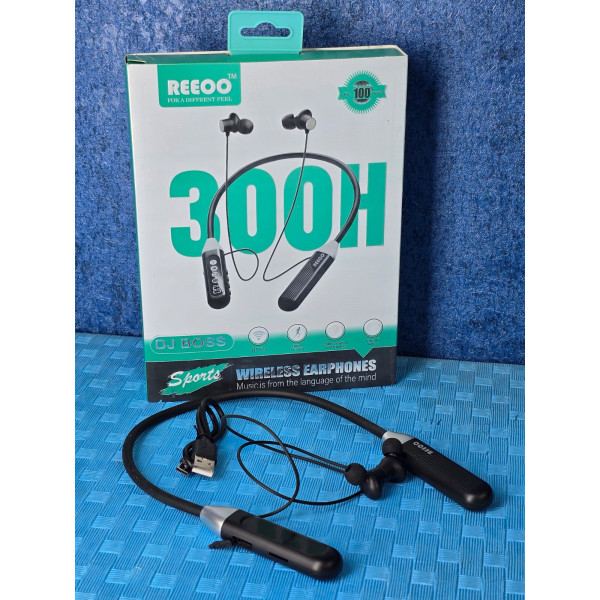 Reeoo Bluetooth 6.0 Wireless 300H Neckband Earphone