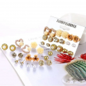 Fashionable 9 Pair Earrings Set