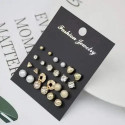 Trendy 12 Pair Earring Set