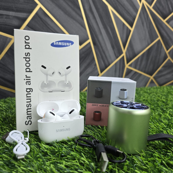 Samsung Air Pods Pro & Angusen Speaker Combo
