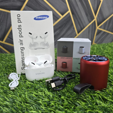 Samsung Air Pods Pro & Angusen Speaker Combo 