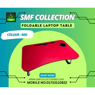 Red Foldable laptop table 