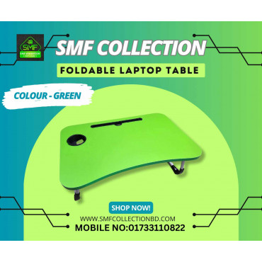 Green Foldable laptop table 