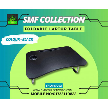 Black Foldable laptop table 