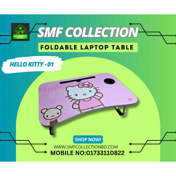 Kitty Perry Foldable laptop table 