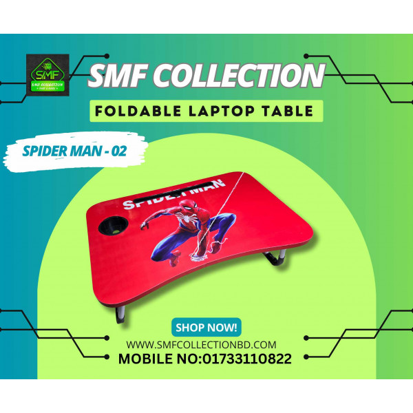 Spiderman Red Foldable laptop table 