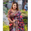 ইস্পাইন সিল্ক শাড়ী
