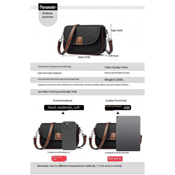 Women Fashion Crossbody Bags (Black)