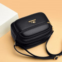 Kangaroo stylish 5 gippper Bag (black color)