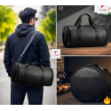 Premium Leather Gym Bag (15 inch) Adidas