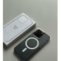 100% Anti-Yellow Guaranteed Clear Transparent Magsafe Case with Ic  Animation  (A Grade Quality) 