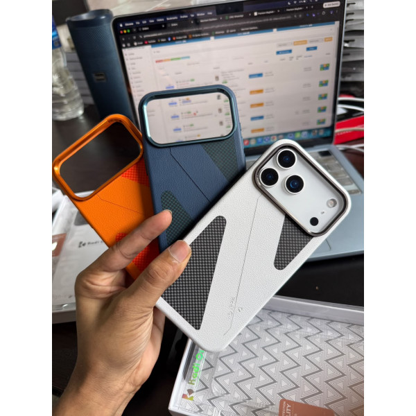  Kadi Ou Premium Dual-Tone Pu Leather MagSafe Case.