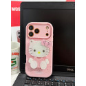 Premium Hello Kitty Mirror Pop Socket Case for iPhone