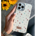 Pu Leather Texture Flowers  Case for iPhone  