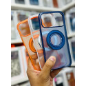 360 Rotating Ring Holder Magnetic Phone Case for iPhone Wireless Charging Anti-drop Protective Cover