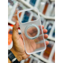 360 Rotating Ring Holder Magnetic Phone Case for iPhone Wireless Charging Anti-drop Protective Cover