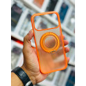 360 Rotating Ring Holder Magnetic Phone Case for iPhone Wireless Charging Anti-drop Protective Cover