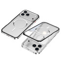 Shockproof Metal Armor Magnetic Aluminum Frame Matte Cover 