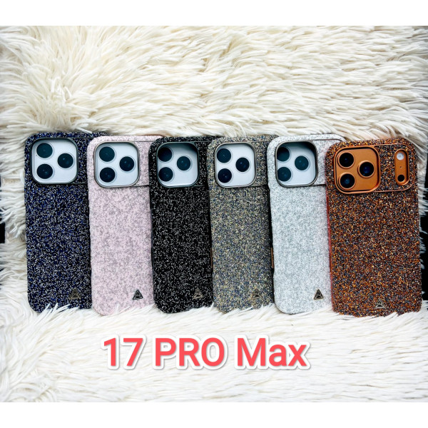 luxury shimmering stone or rhinestone phone cases designed for the iPhone 17 Pro Max. 