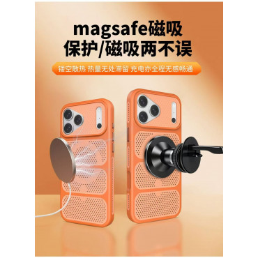 Premium MagSafe Heat Dissipation Mesh Phone Case
