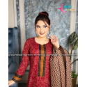 Mal Mal Joypuri Cotton Three Pis