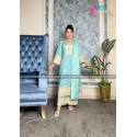 Exclusive Slab Cotton Three Piece