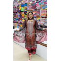 Shehjadi Slub Cotton Three Piece