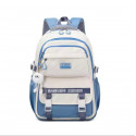 Academy Style Waterproof School Book Bag(Blue colour)
