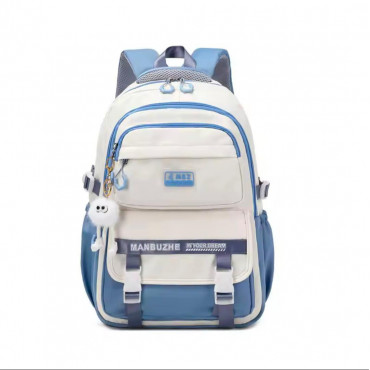 Academy Style Waterproof School Book Bag(Blue colour)