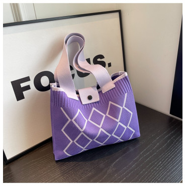 niche shoulder bag(Purple)