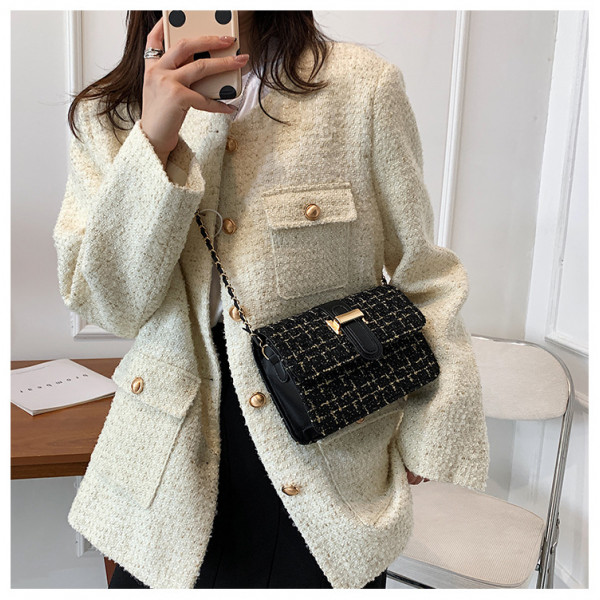  shoulder messenger bag (black)