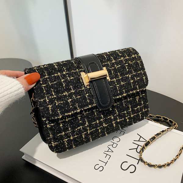  shoulder messenger bag (black)